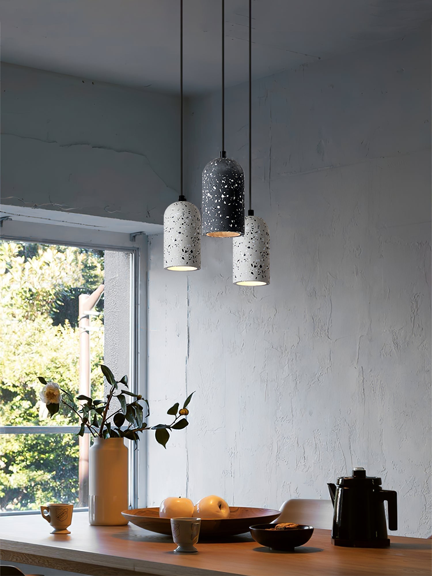 Zeloran Suspension Industrielle en Terrazzo - Neutralighting