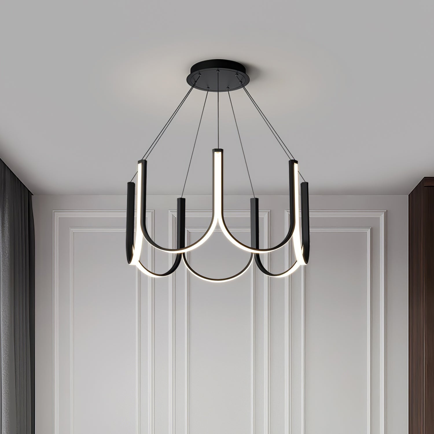 Peyton Lampe Pendante Noire Moderne - Neutralighting