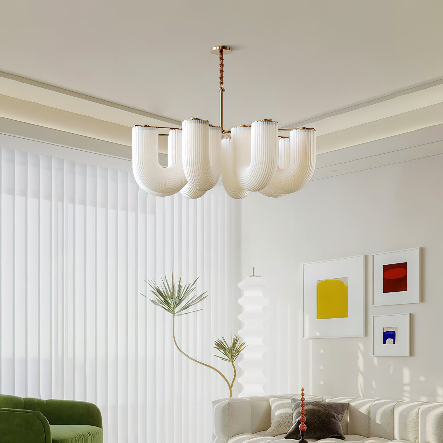 Lyshaos Lustre Métal Art Nordic Forme Premium - Neutralighting
