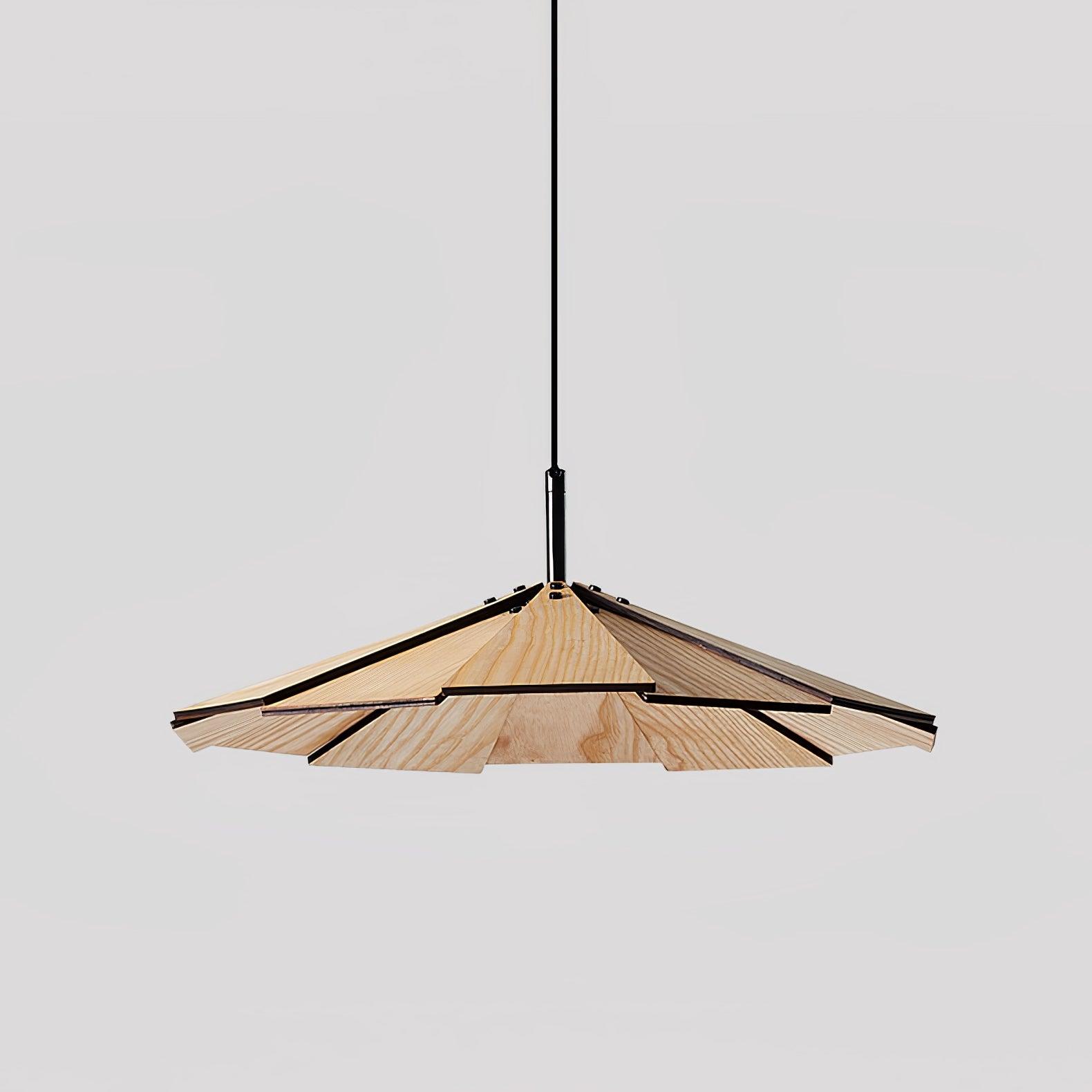 Woodura Lampe Pendante Parapluie en Bois - Neutralighting