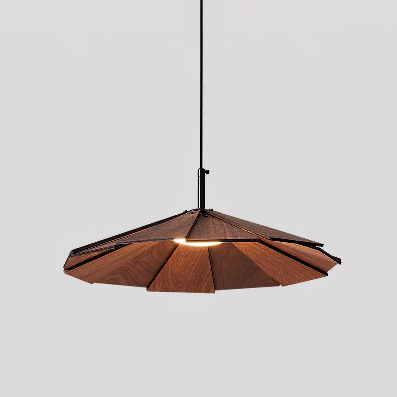 Woodura Lampe Pendante Parapluie en Bois - Neutralighting