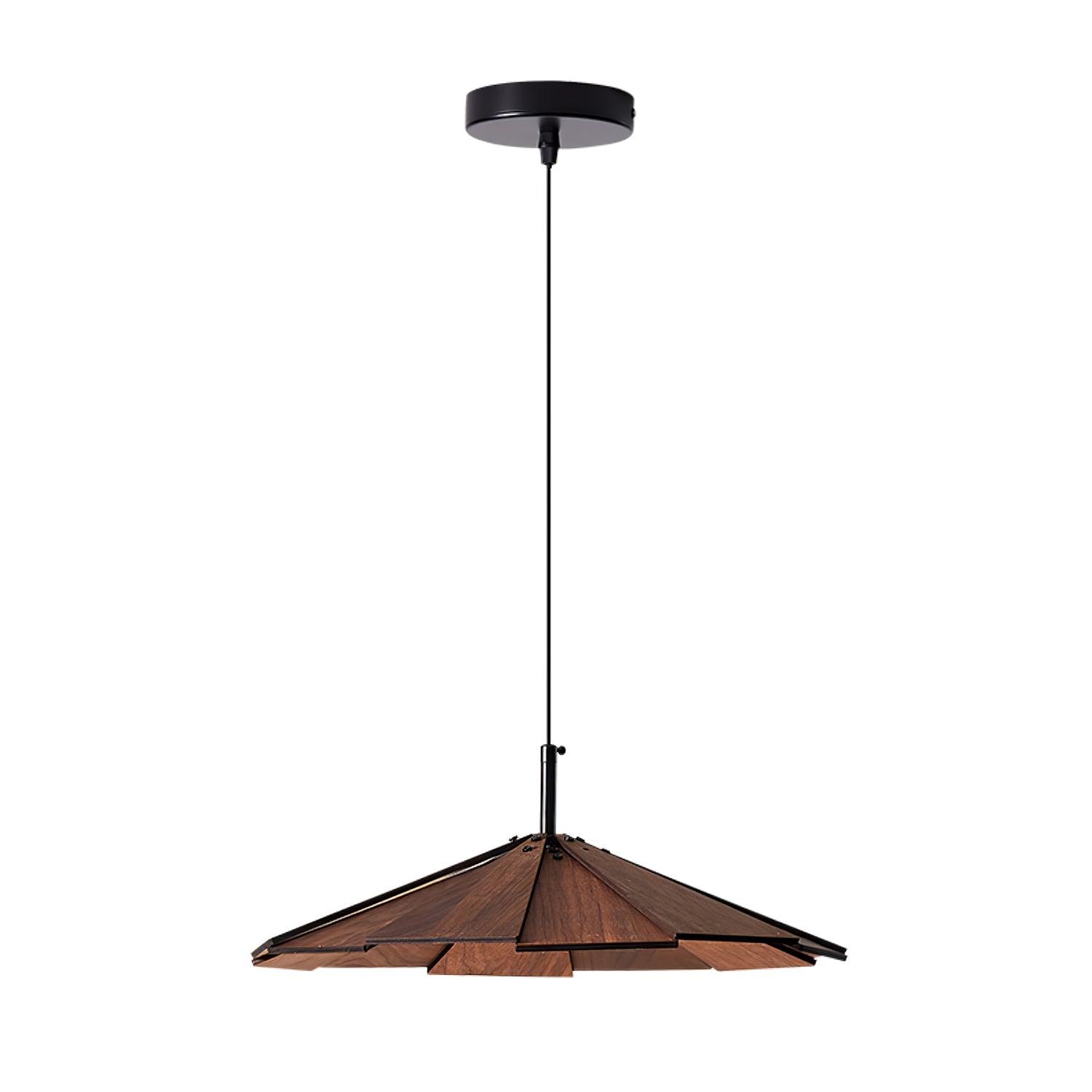 Woodura Lampe Pendante Parapluie en Bois - Neutralighting