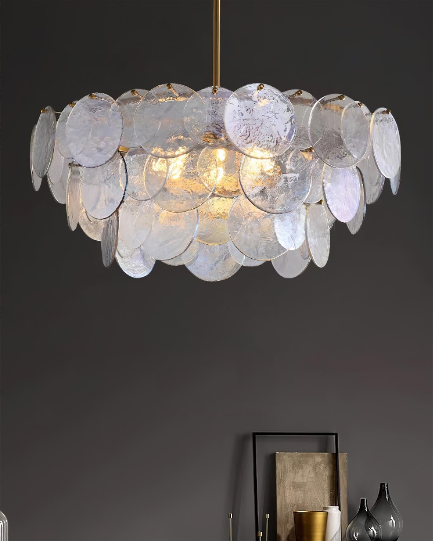 Utopia Lustre Disque en Verre Superposé - Neutralighting