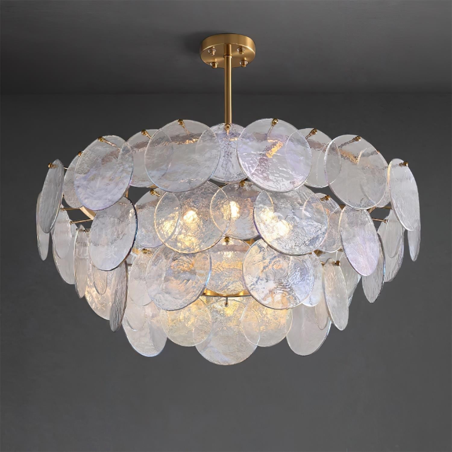Utopia Lustre Disque en Verre Superposé - Neutralighting