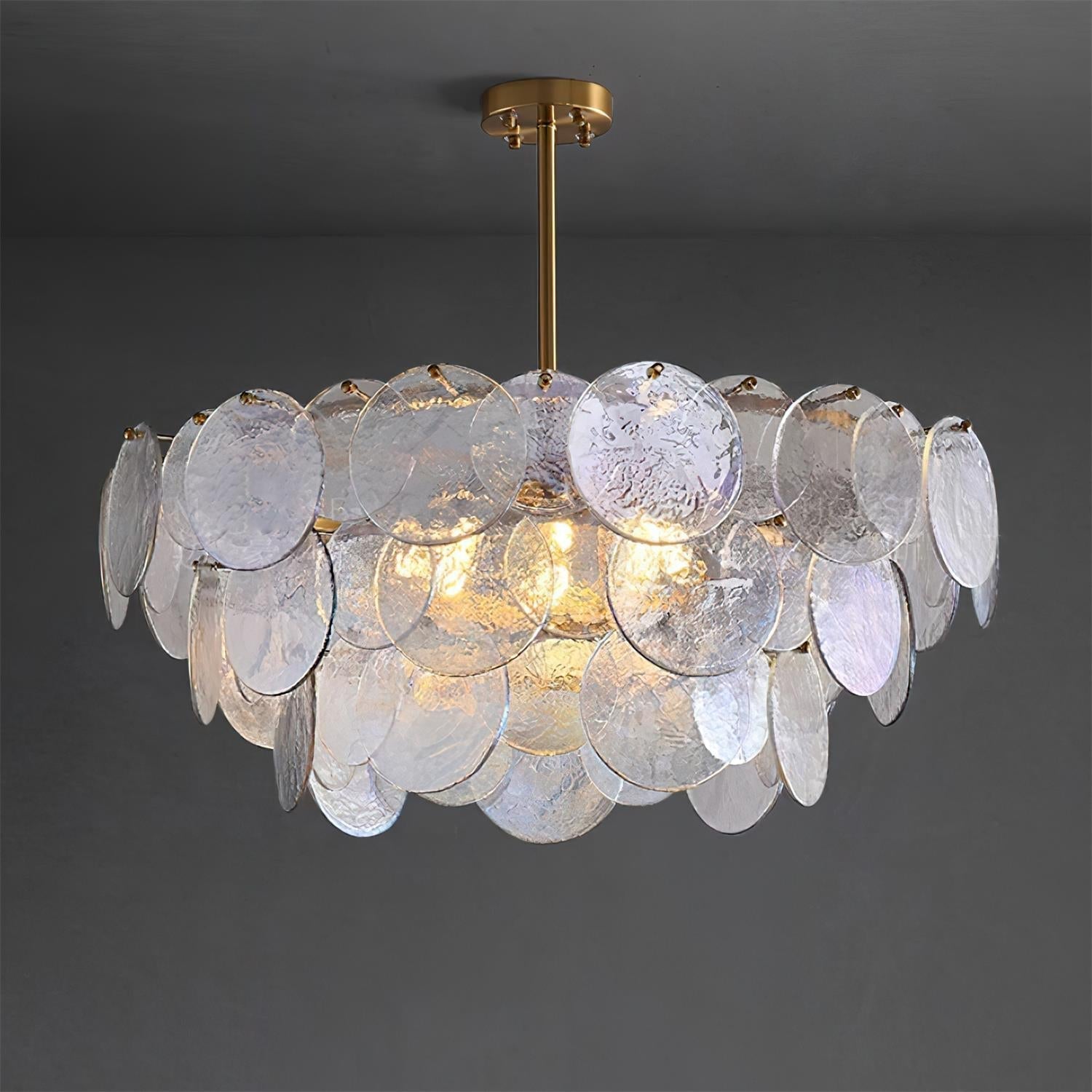 Utopia Lustre Disque en Verre Superposé - Neutralighting