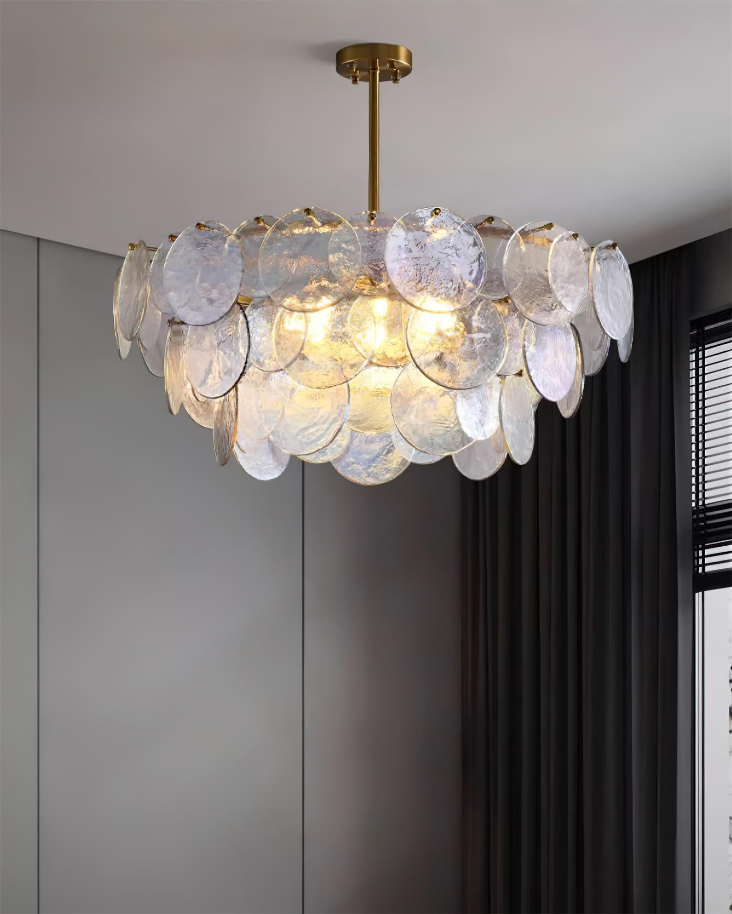 Utopia Lustre Disque en Verre Superposé - Neutralighting