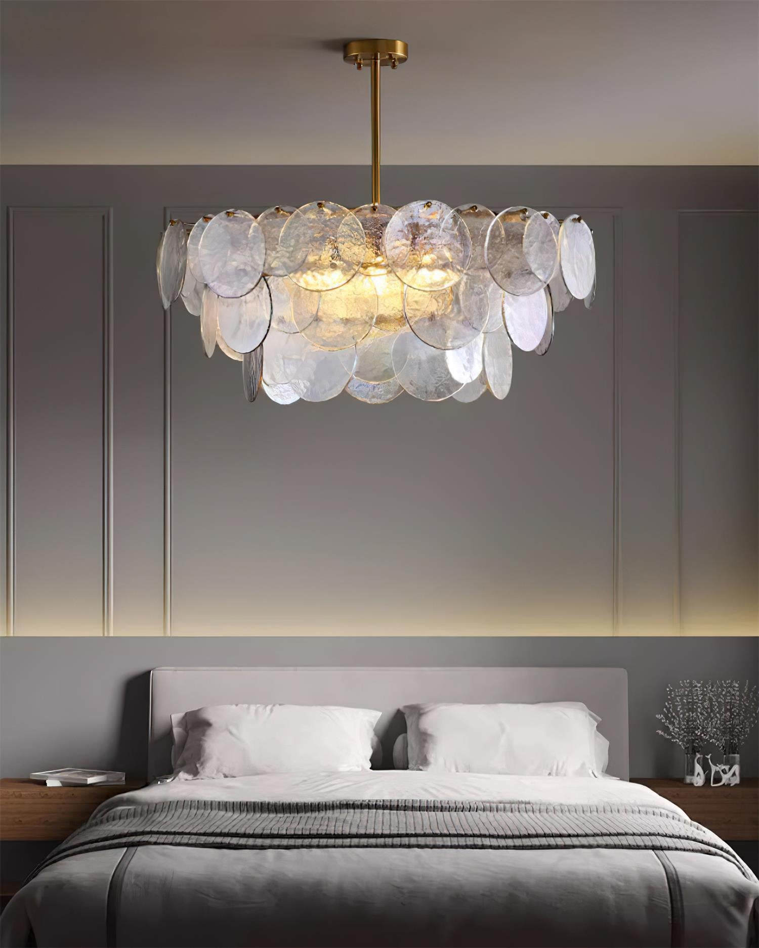 Utopia Lustre Disque en Verre Superposé - Neutralighting