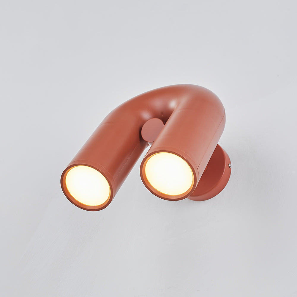 Vayla Arc Minimaliste LED Applique Murale Noir Rouge Bleu - Neutralighting