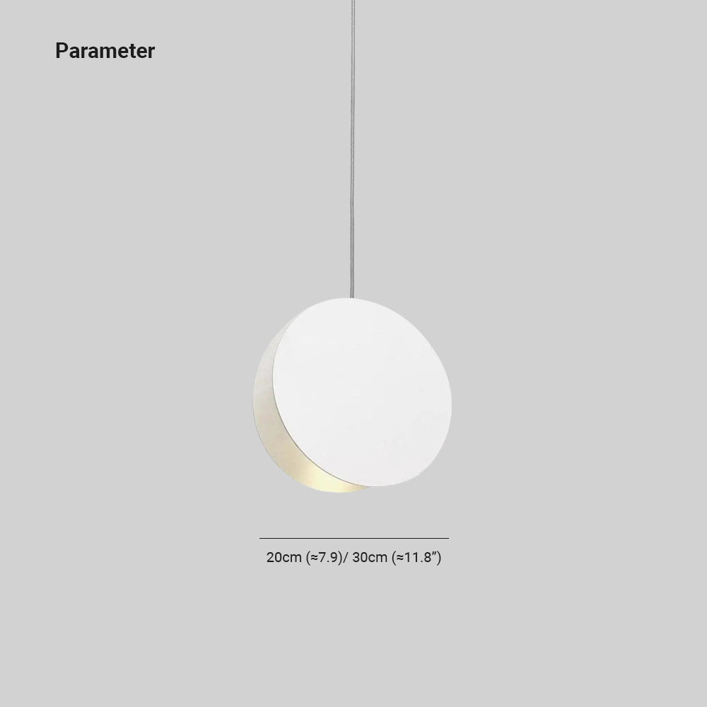 Valentina Ronde LED Suspension Blanc Rose Métal Blanc Salon Chambre - Neutralighting