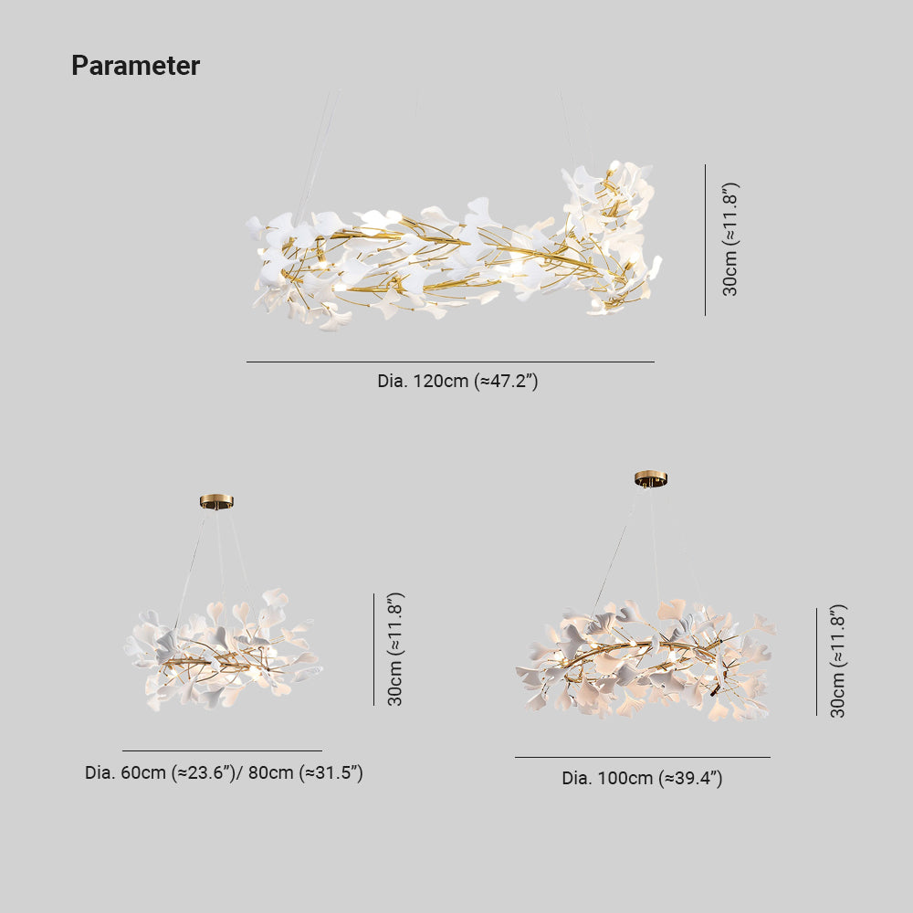 Olivia Suspension de Luxe Moderne à LED, Métal/Céramique, Or, Salon/Salle à Manger - Neutralighting