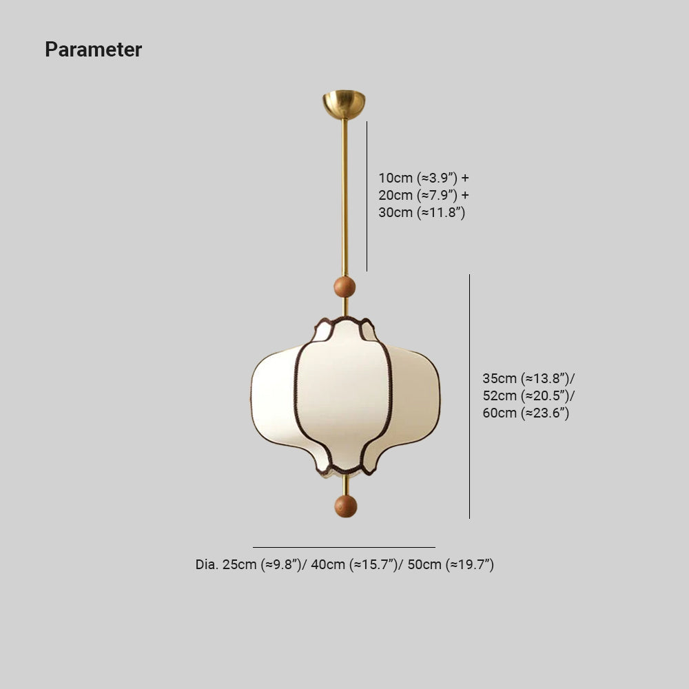 Aura Suspension lanterne en Tissu - Neutralighting