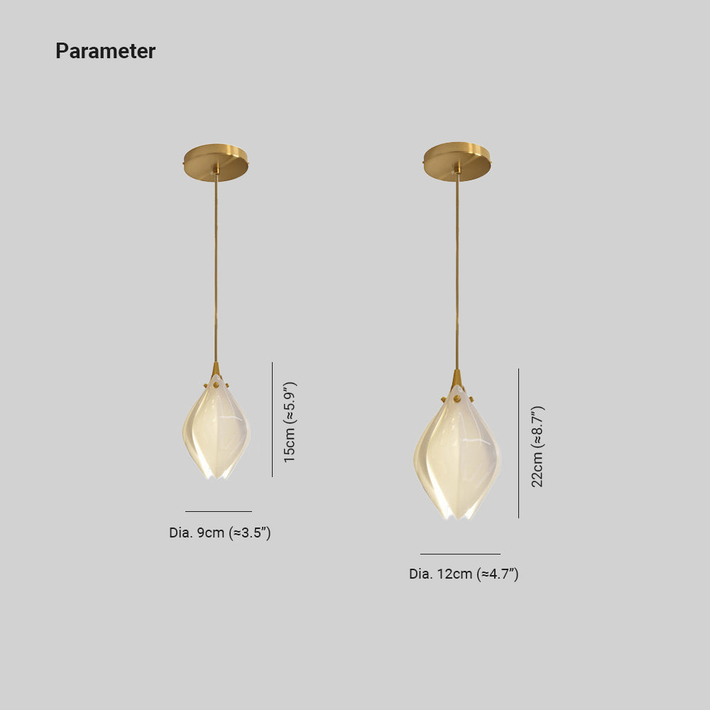 Lustra Suspension Lampe Céramique Florale Blanche - Neutralighting