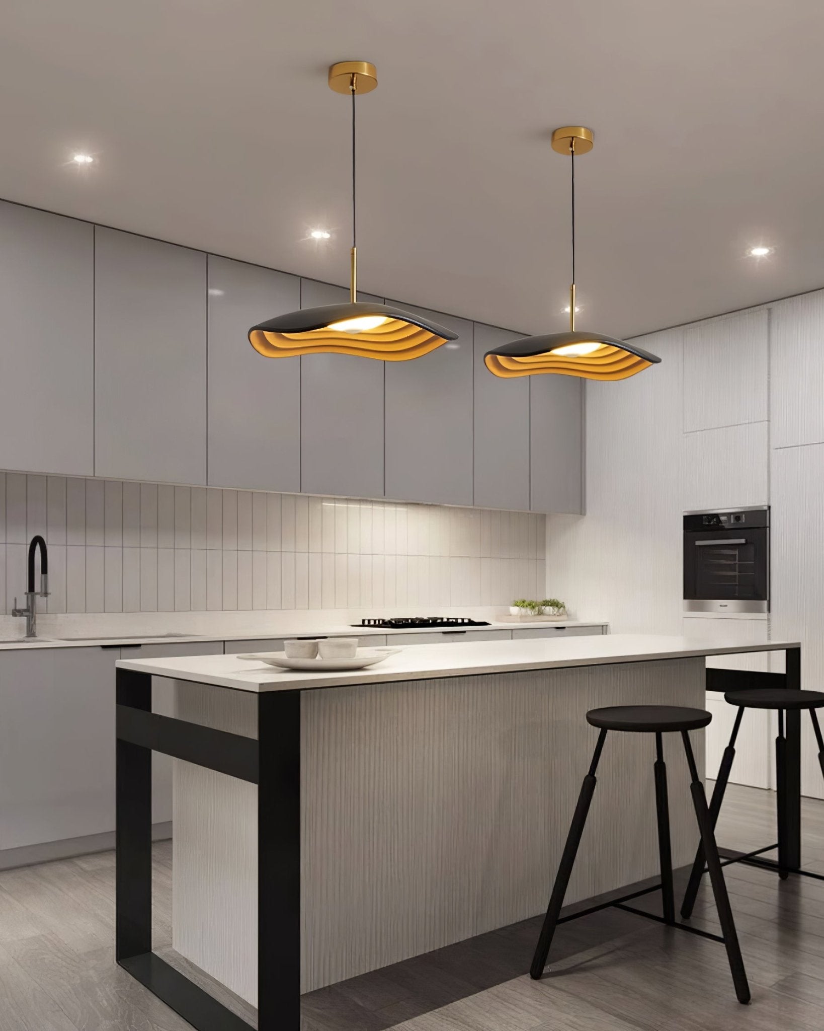 Zynthra Lampe suspendue artistique en résine - Neutralighting