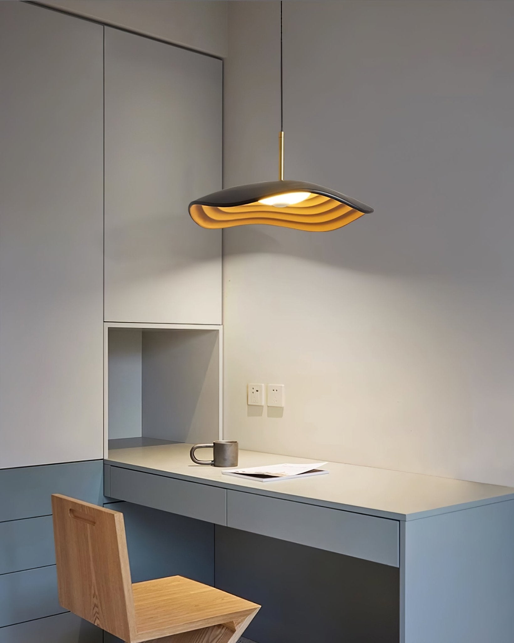 Zynthra Lampe suspendue artistique en résine - Neutralighting