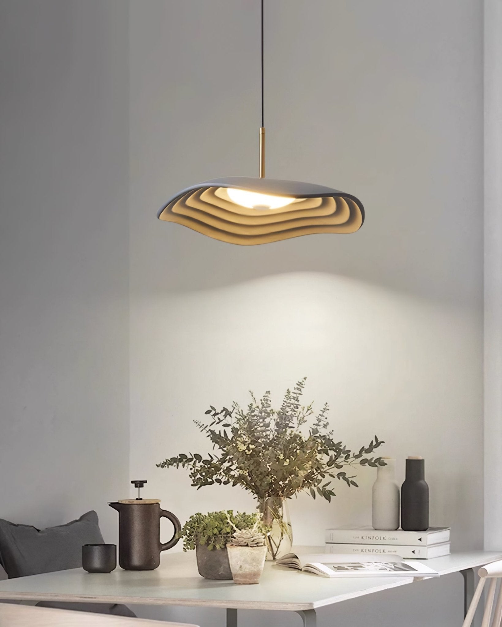 Zynthra Lampe suspendue artistique en résine - Neutralighting