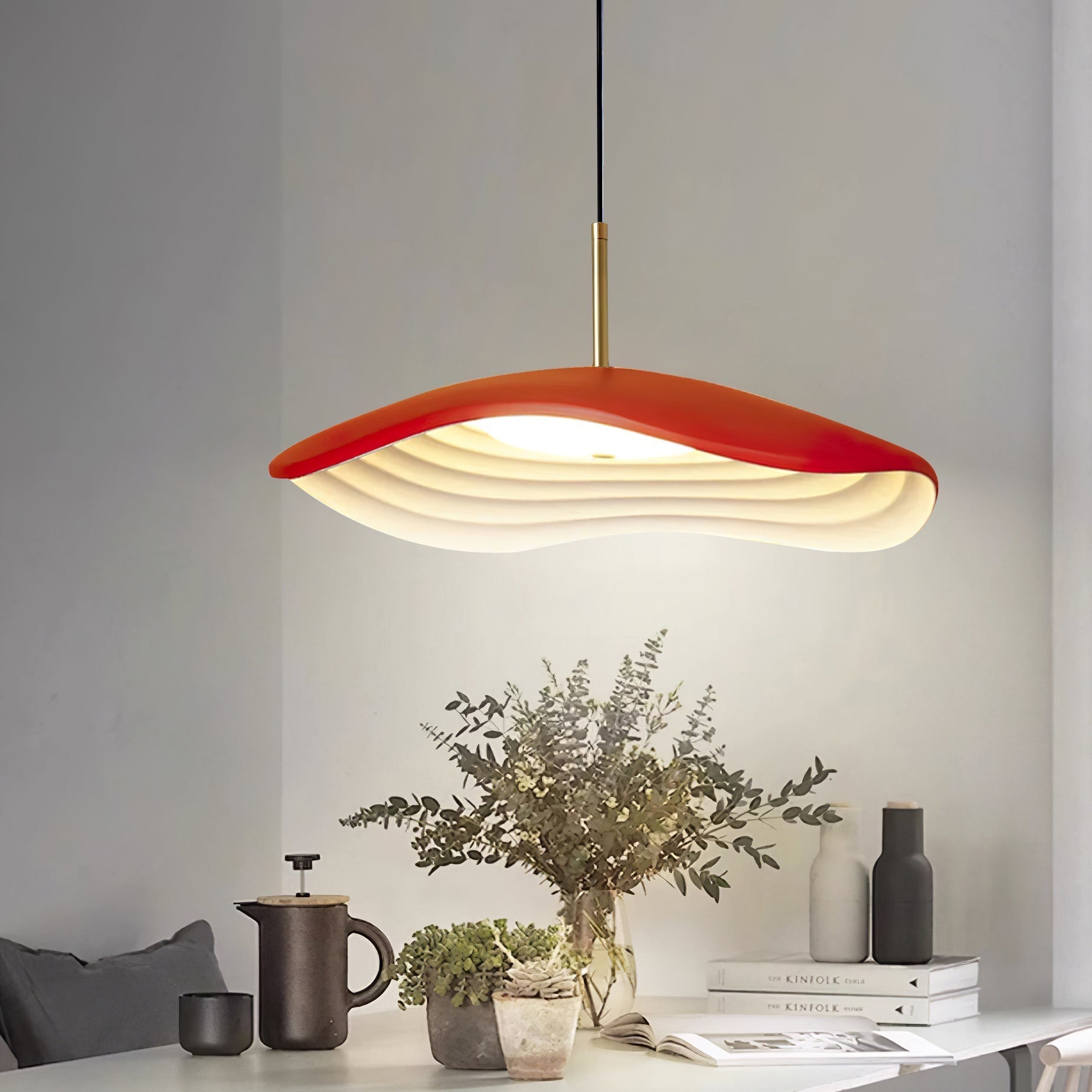 Zynthra Lampe suspendue artistique en résine - Neutralighting