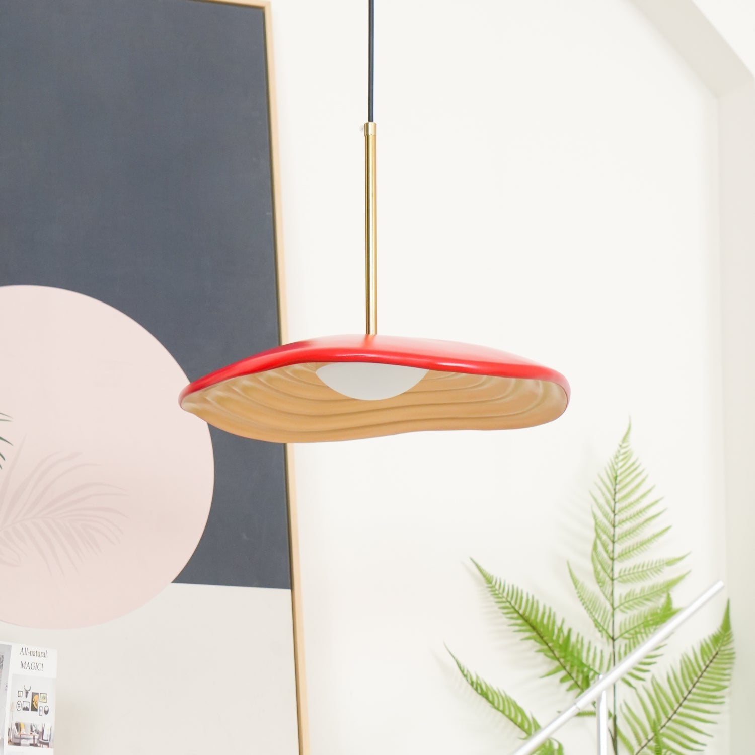 Zynthra Lampe suspendue artistique en résine - Neutralighting