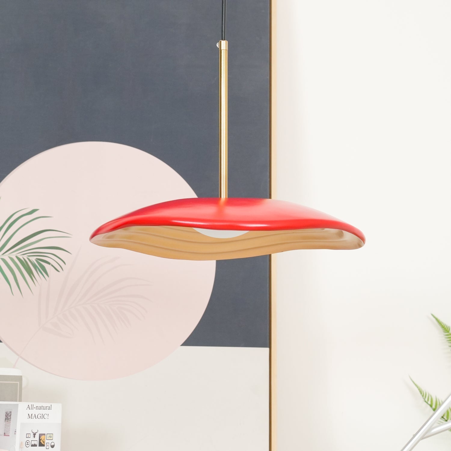 Zynthra Lampe suspendue artistique en résine - Neutralighting