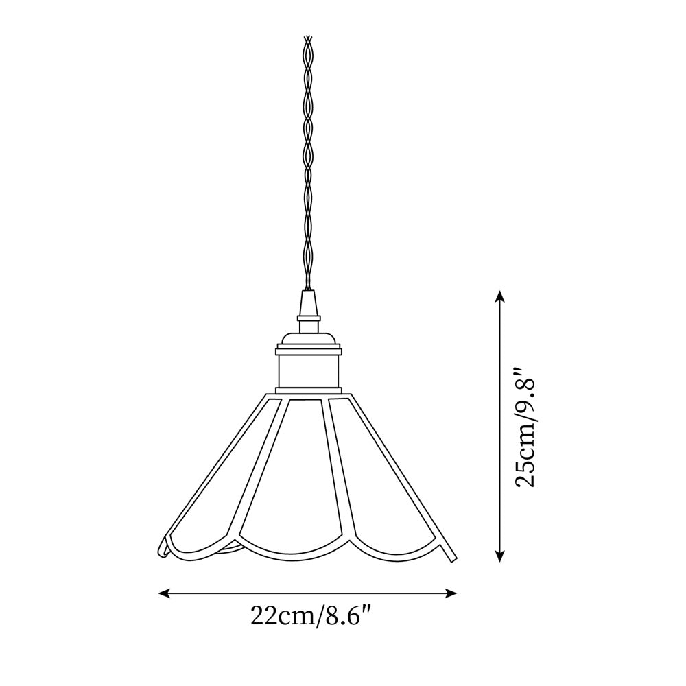 Valeria Verre Cannelé Suspension - Neutralighting