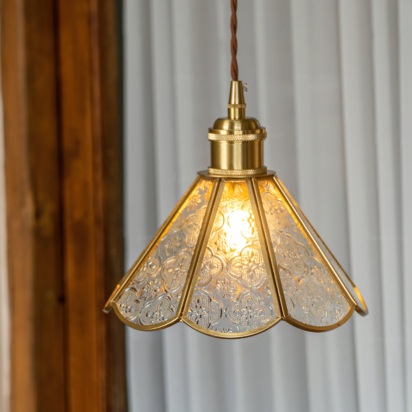 Valeria Verre Cannelé Suspension - Neutralighting