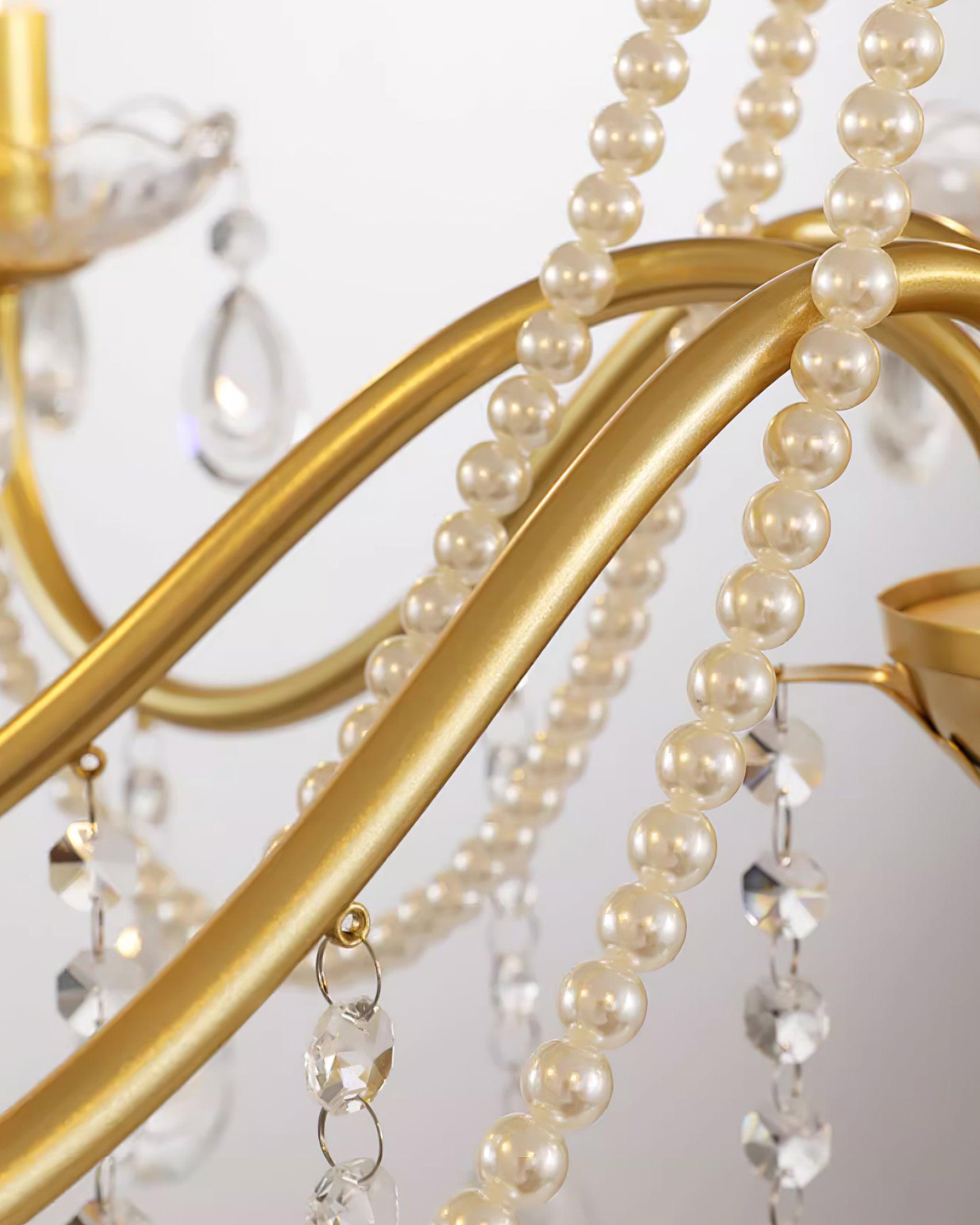 Elysion Lustra Chandelier Cristal Doré Élégant - Neutralighting