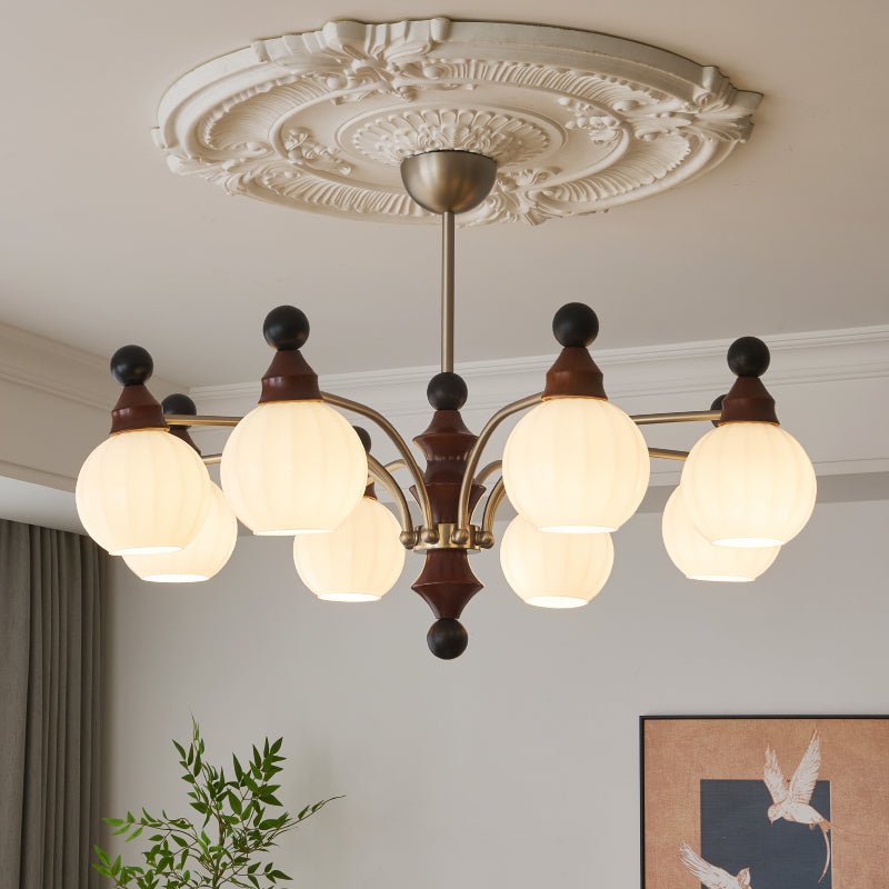 Zosilara Chandelier en Bois Traditionnel - Neutralighting
