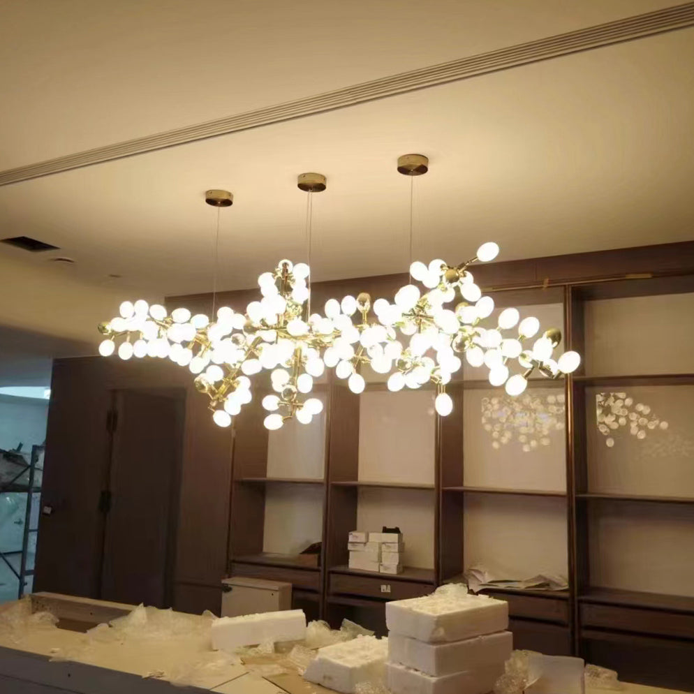 Cithaila Lustre Postmoderne De Luxe En Métal Et Verre - Neutralighting