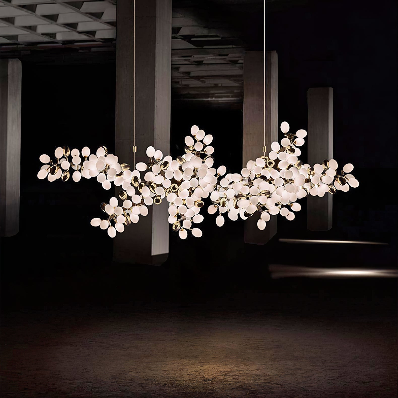 Cithaila Lustre Postmoderne De Luxe En Métal Et Verre - Neutralighting