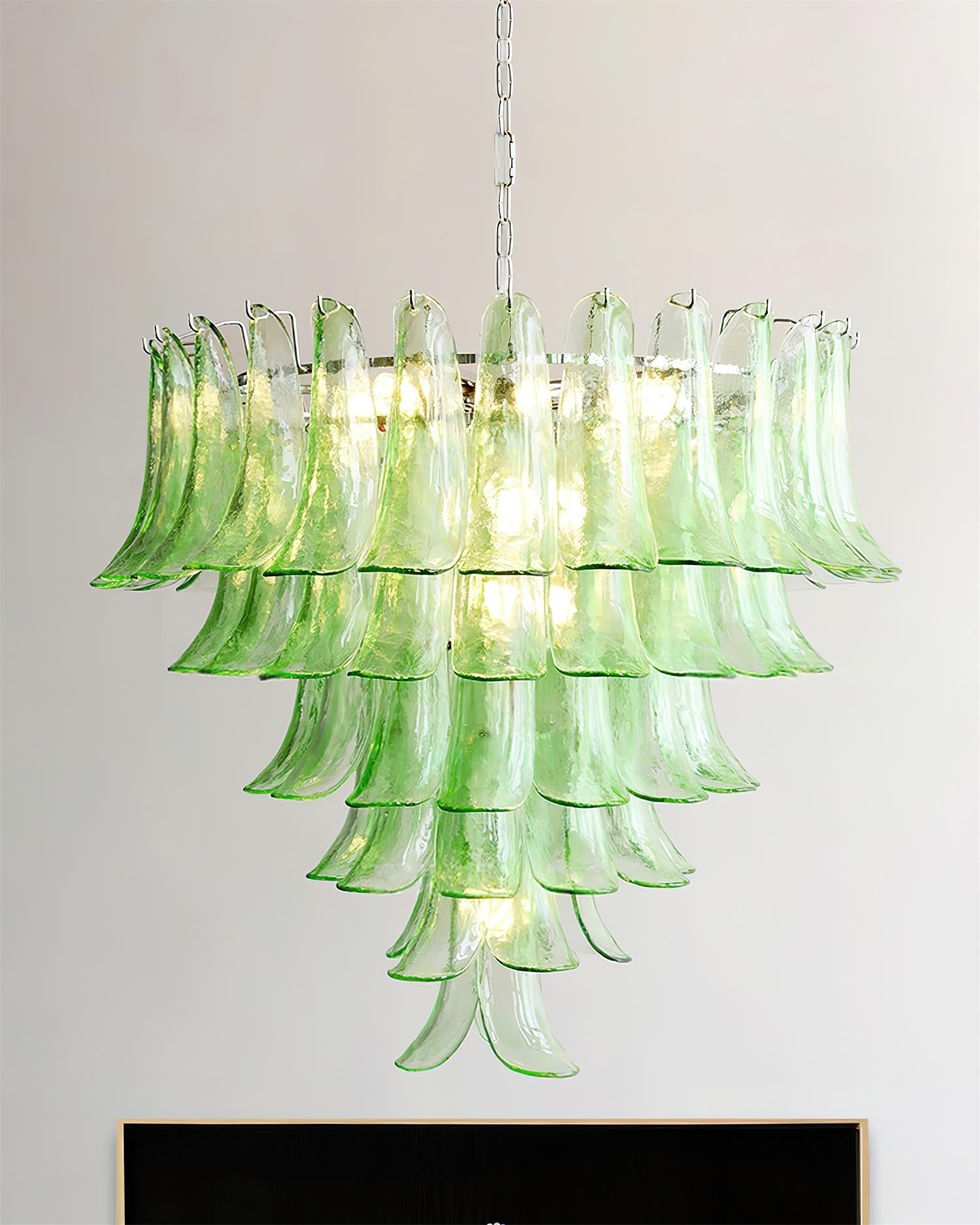 Valier Lustre Pétales en Verre Superposés - Neutralighting