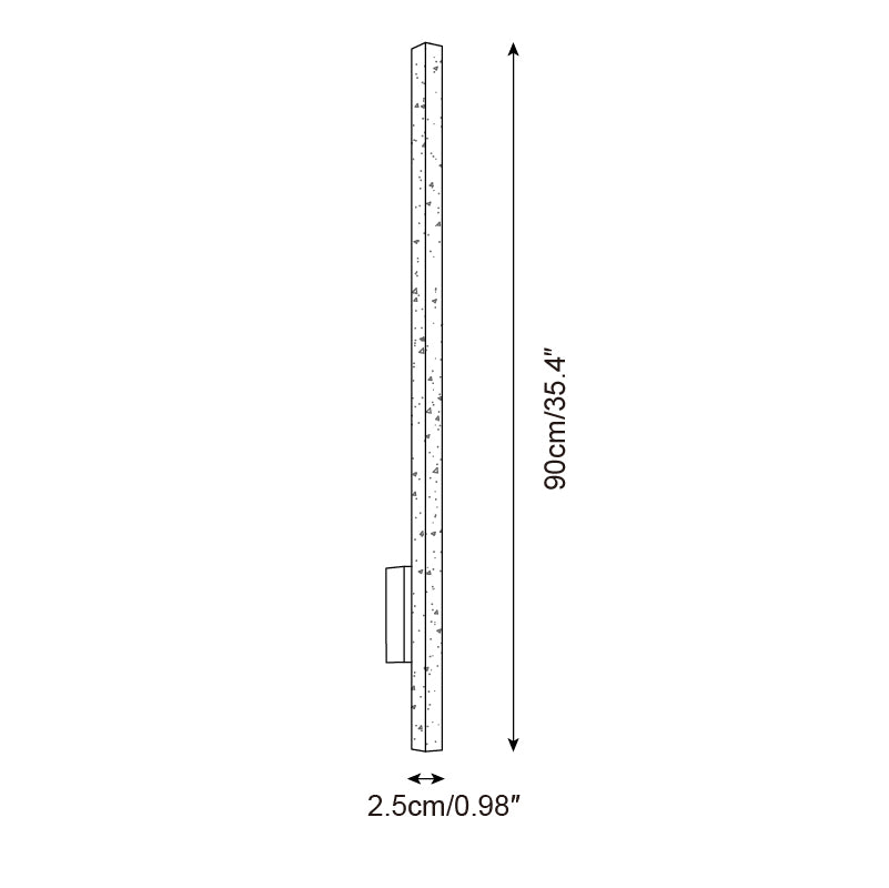 Opalyn Applique Murale Slim en Travertin - Neutralighting