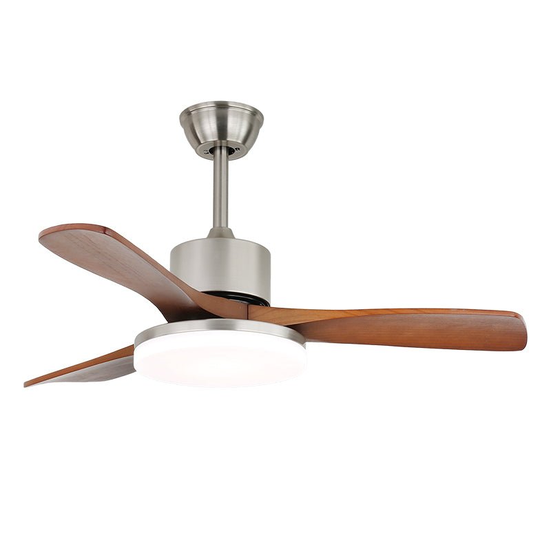 Plafonnier ventilateur Elara avec différentes finitions de corps
