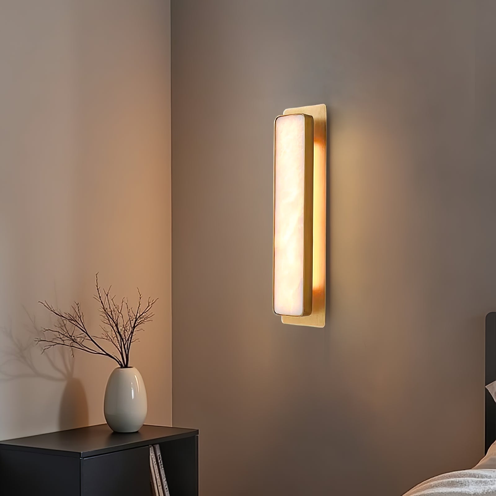 Ollore Linéaire Albâtre Luminaire Mural - Neutralighting