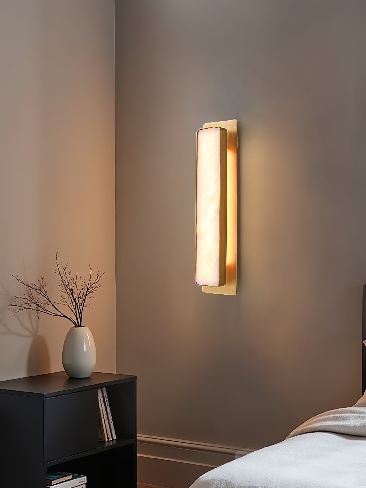 Ollore Linéaire Albâtre Luminaire Mural - Neutralighting