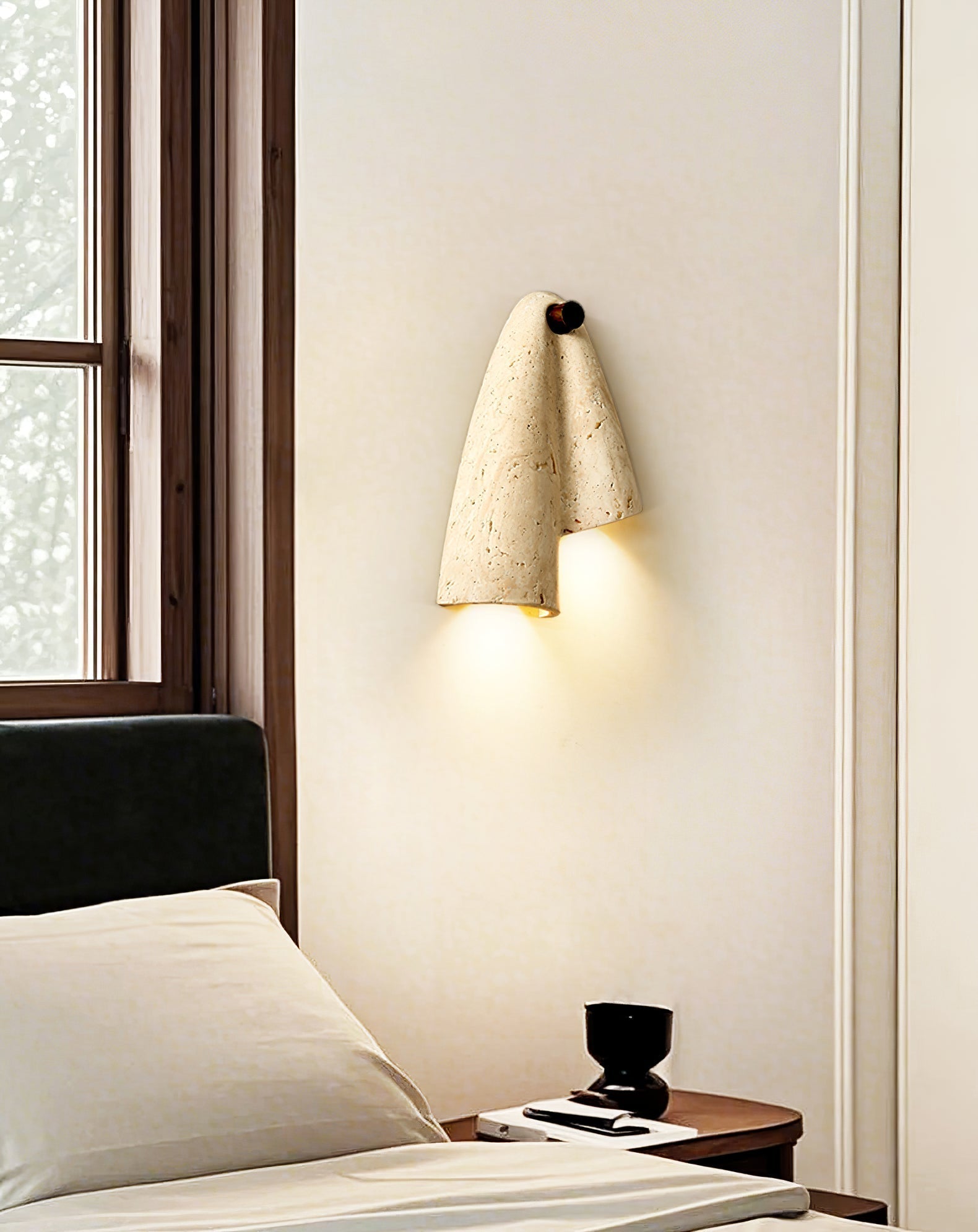 Solva Applique Murale Artistique en Travertin - Neutralighting