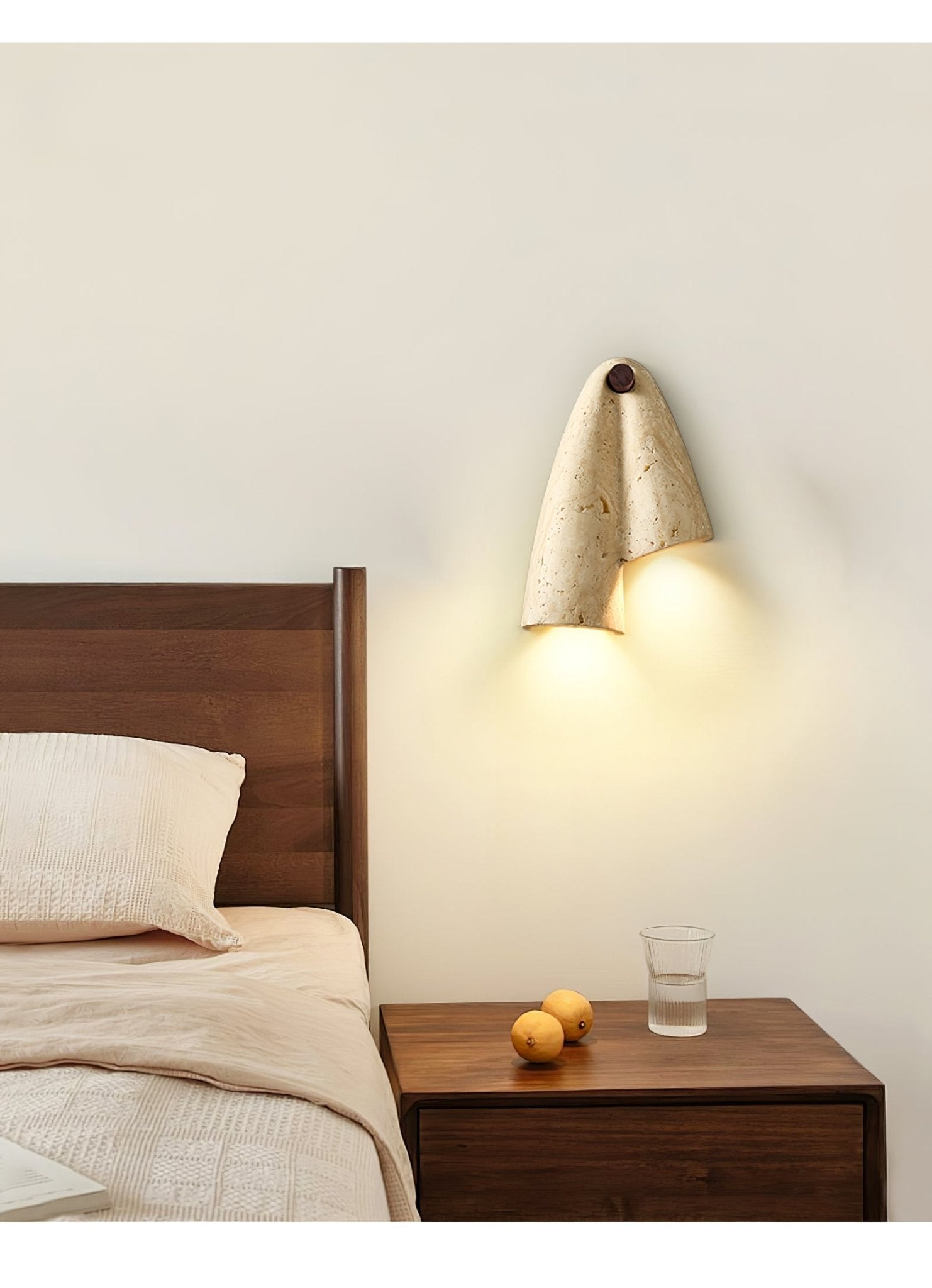 Solva Applique Murale Artistique en Travertin - Neutralighting