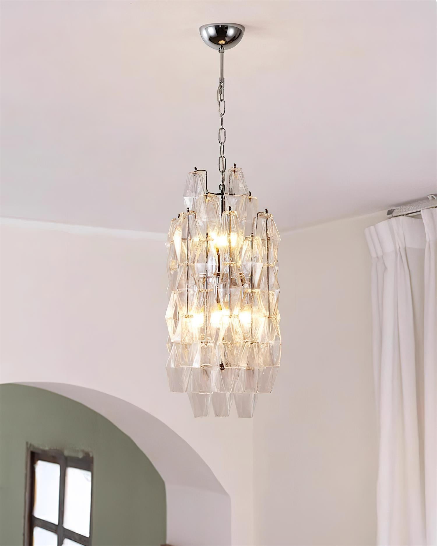 Velthra Suspension en Verre Facetté Luxueux - Neutralighting