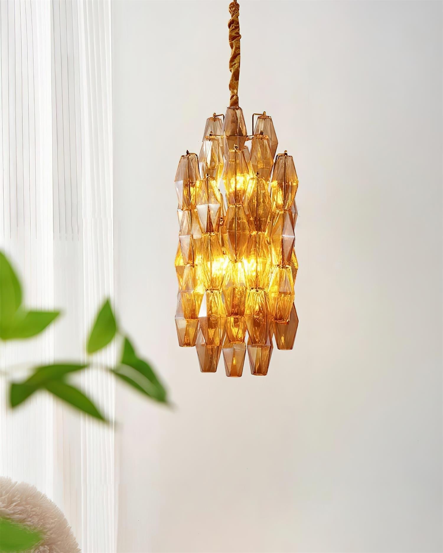 Velthra Suspension en Verre Facetté Luxueux - Neutralighting