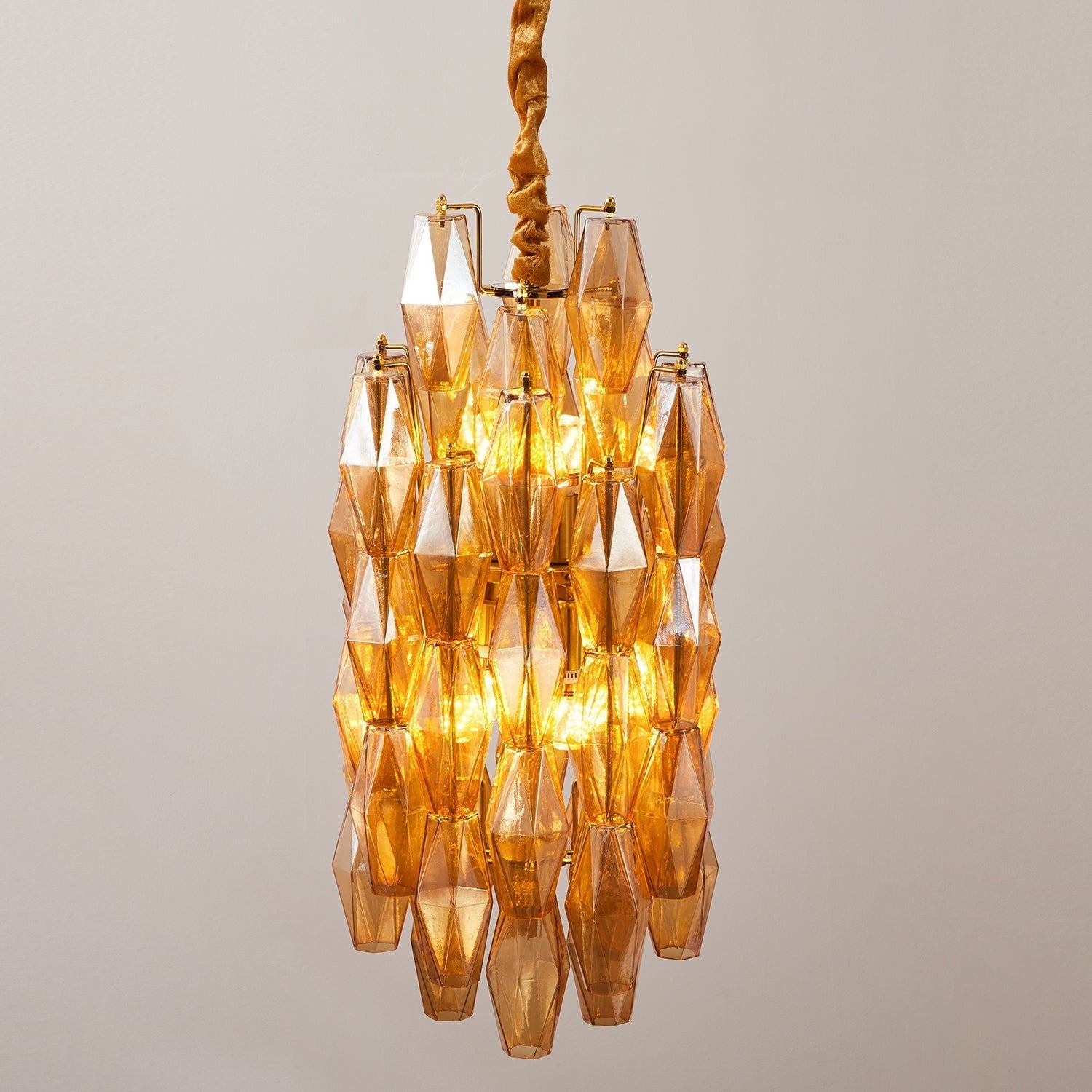 Velthra Suspension en Verre Facetté Luxueux - Neutralighting