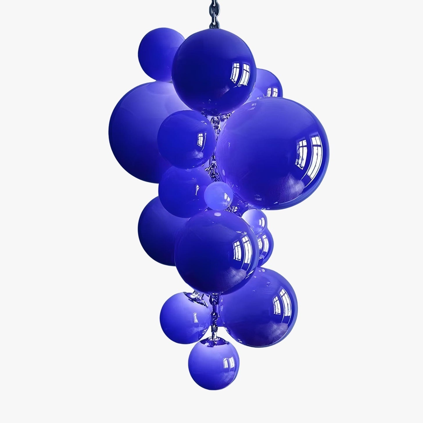 Aurora Chandelier En Verre De Murano Grappes De Raisins Art Déco - Neutralighting