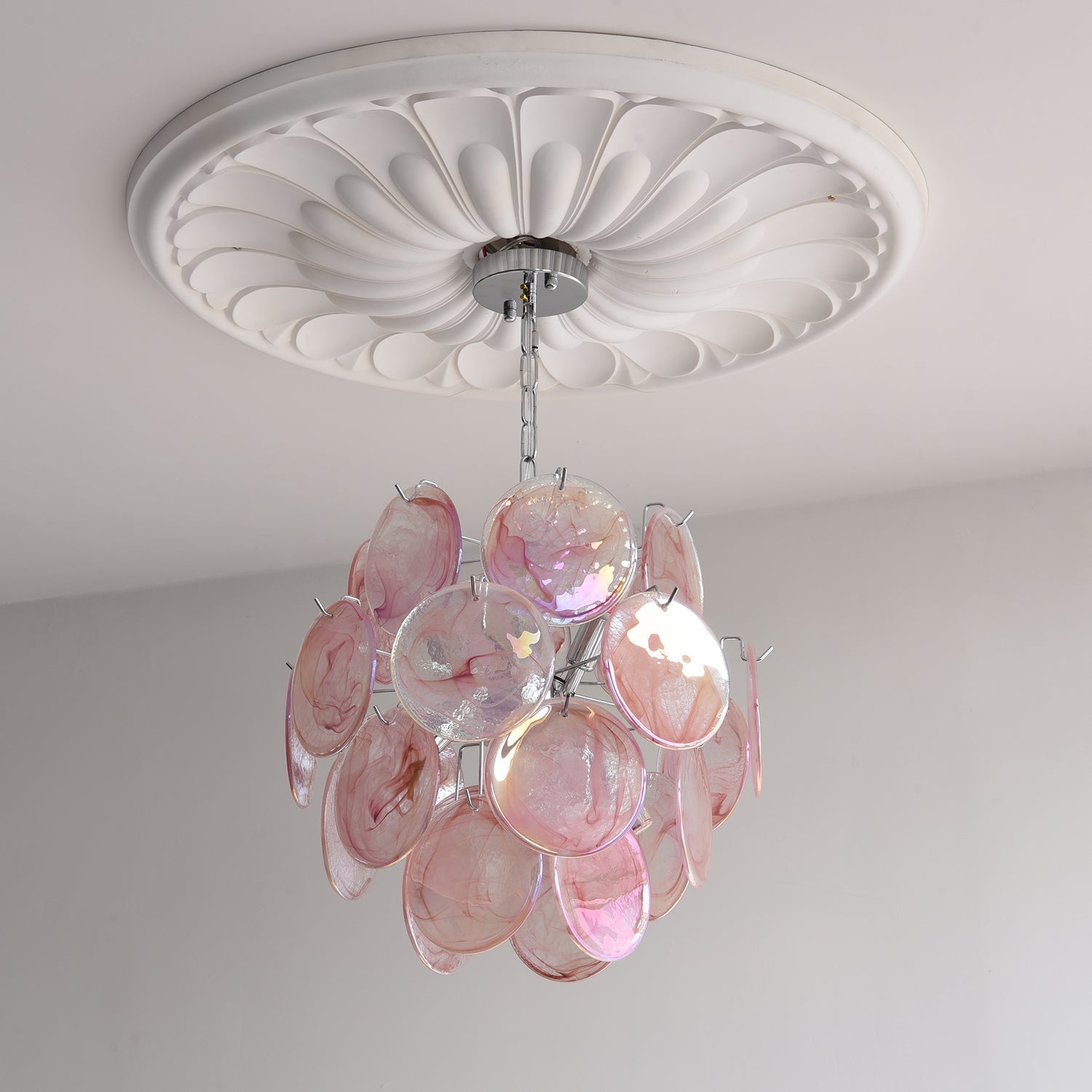 Venfield Lustre Cascade de Disques en Verre Iridescent - Neutralighting
