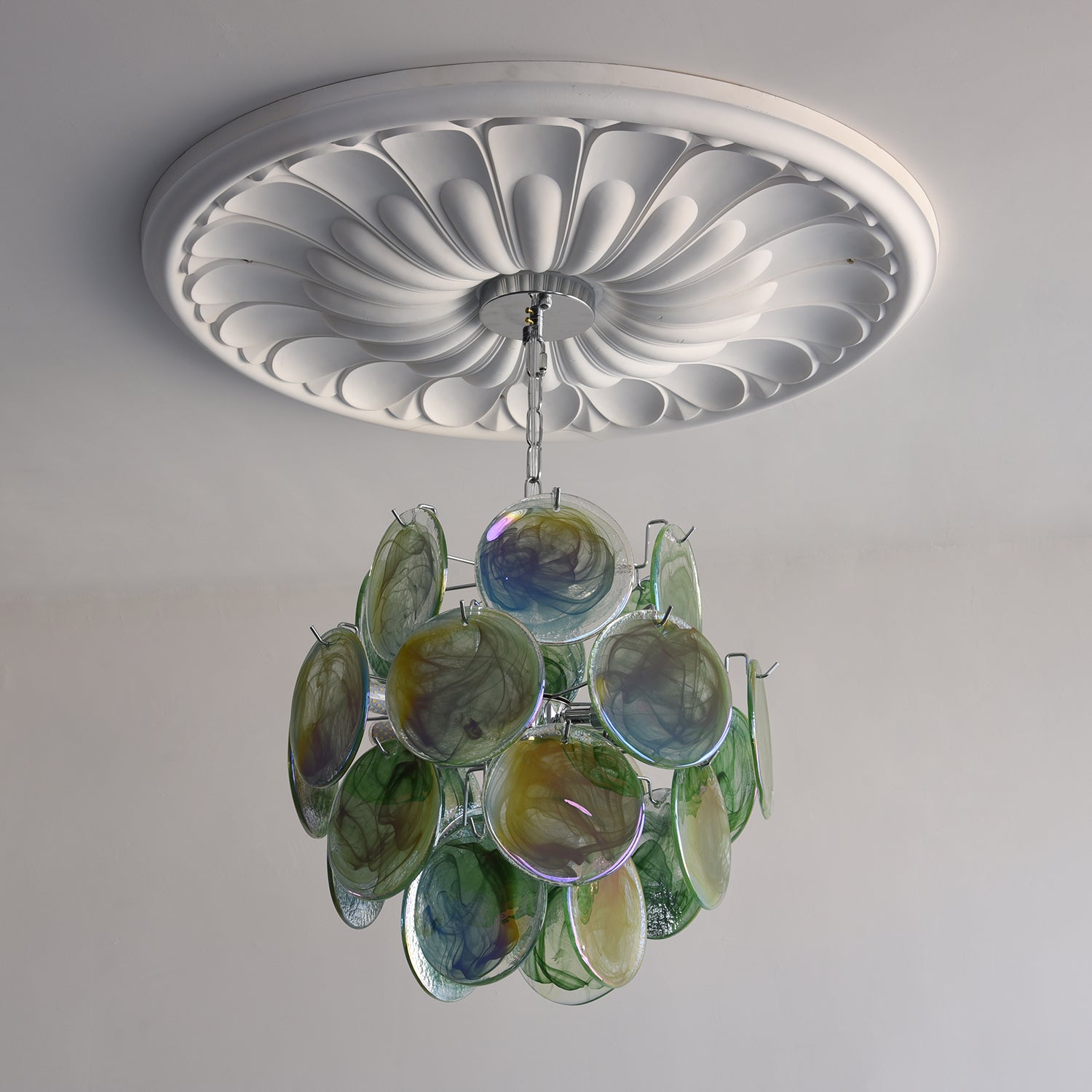 Venfield Lustre Cascade de Disques en Verre Iridescent - Neutralighting