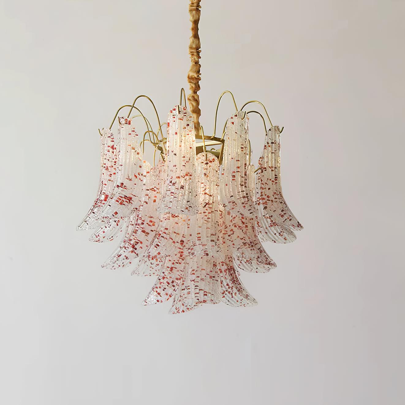 Clarity Chandelier Moderne en Verre Coloré - Neutralighting