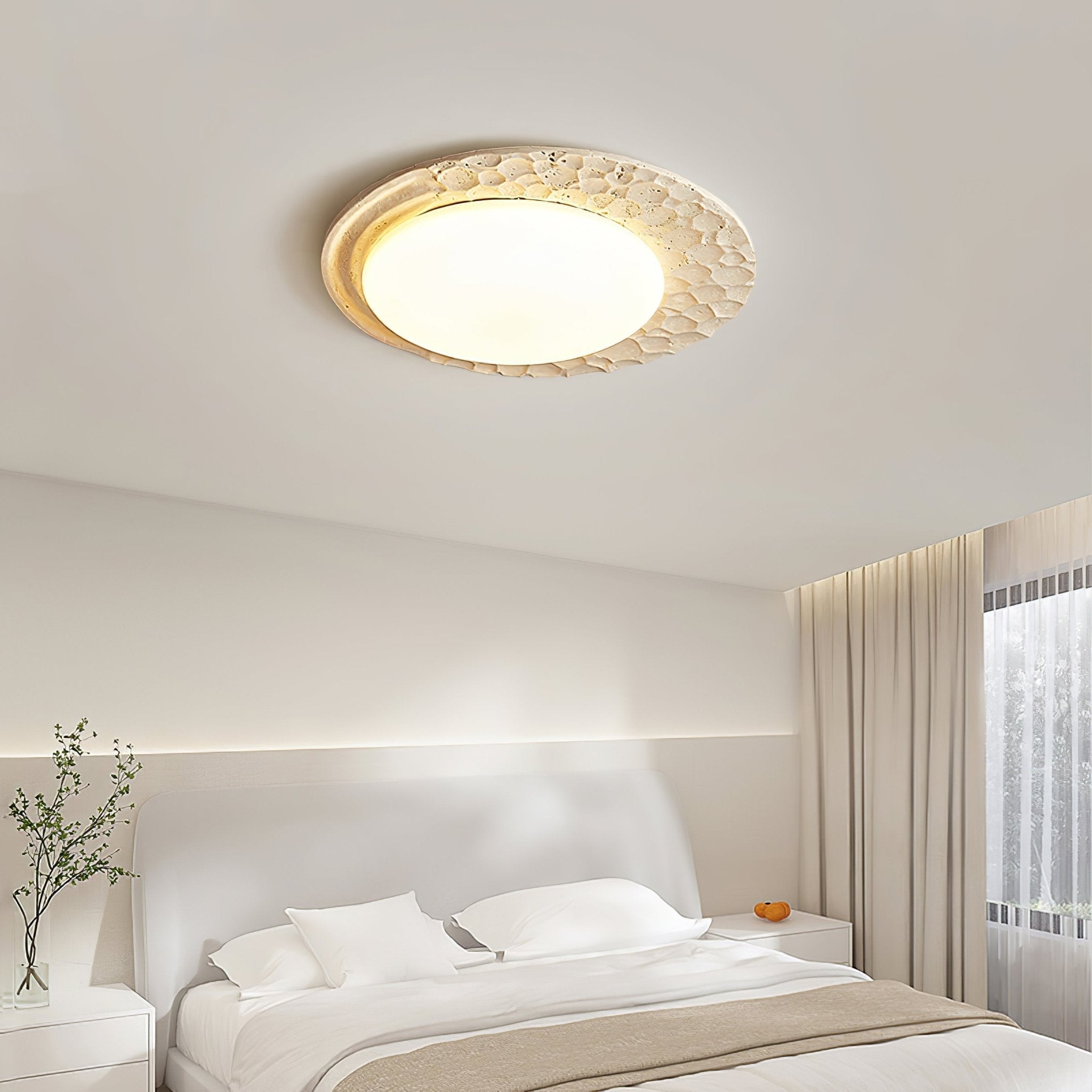 Ivsoris Lumière de Plafond Texturée en Travertin - Neutralighting