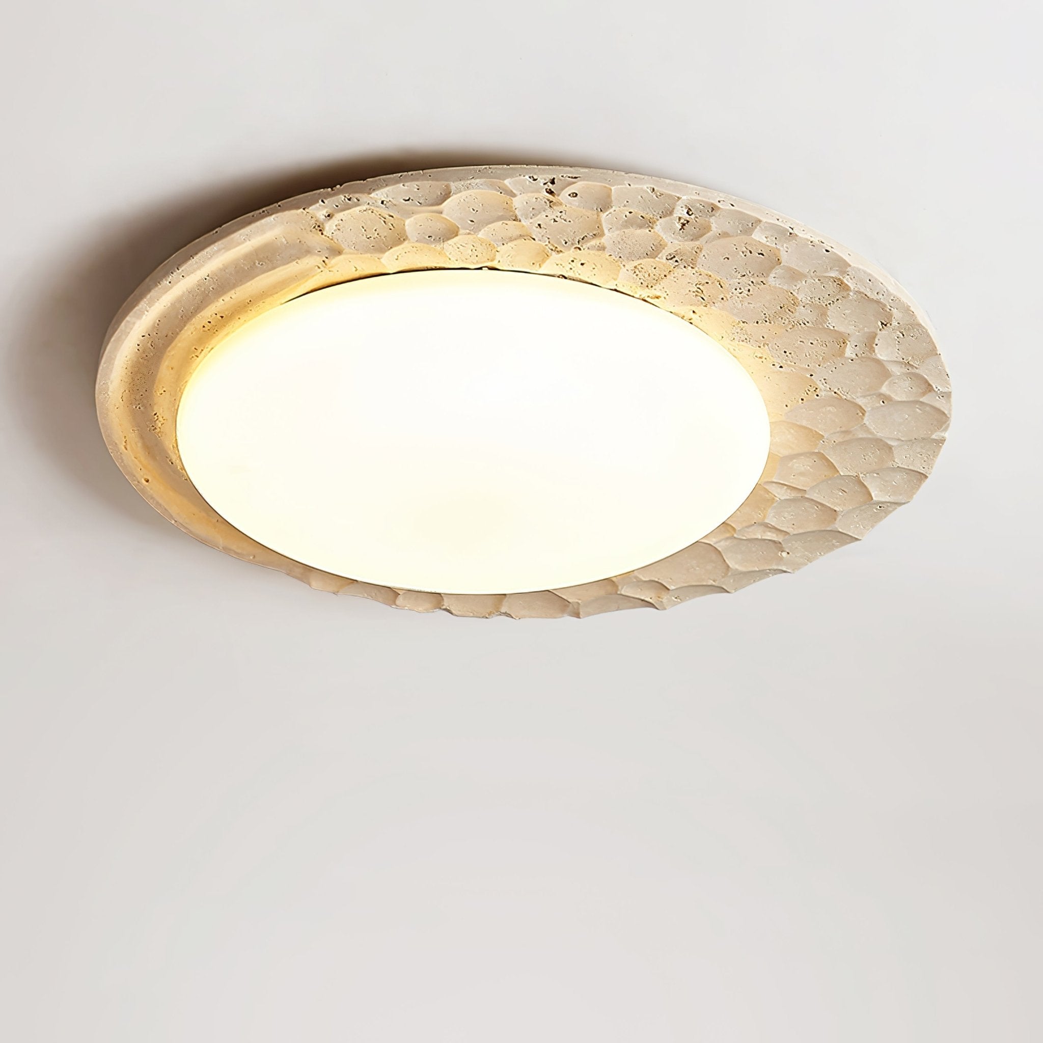 Ivsoris Lumière de Plafond Texturée en Travertin - Neutralighting