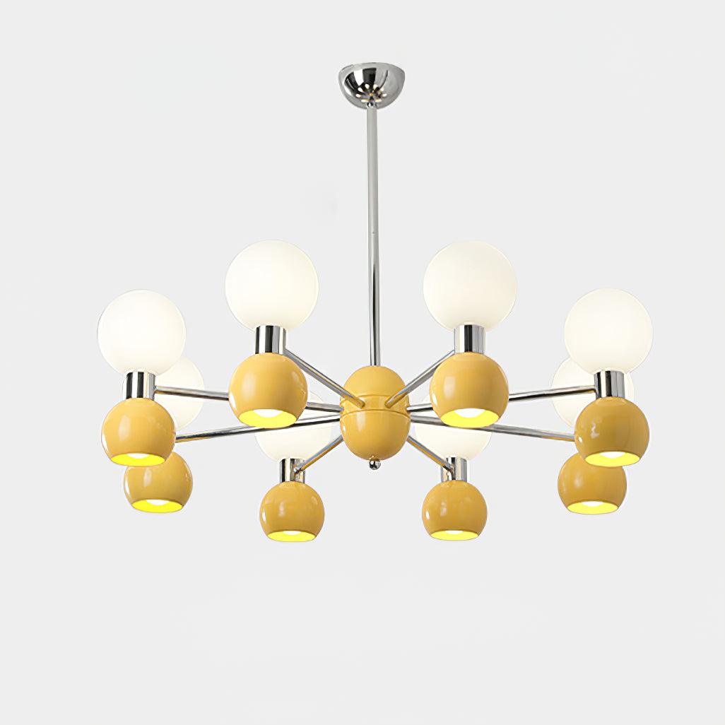 Vera Lustre Bicolore en Verre Élégant - Neutralighting
