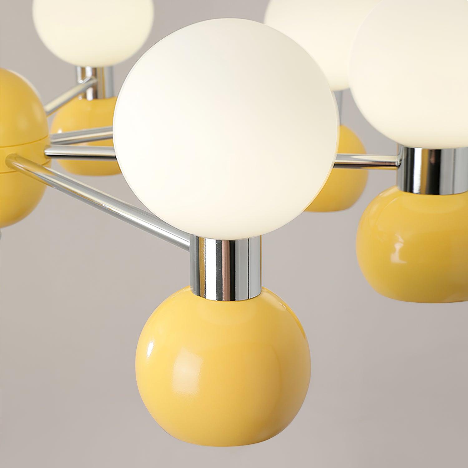 Vera Lustre Bicolore en Verre Élégant - Neutralighting
