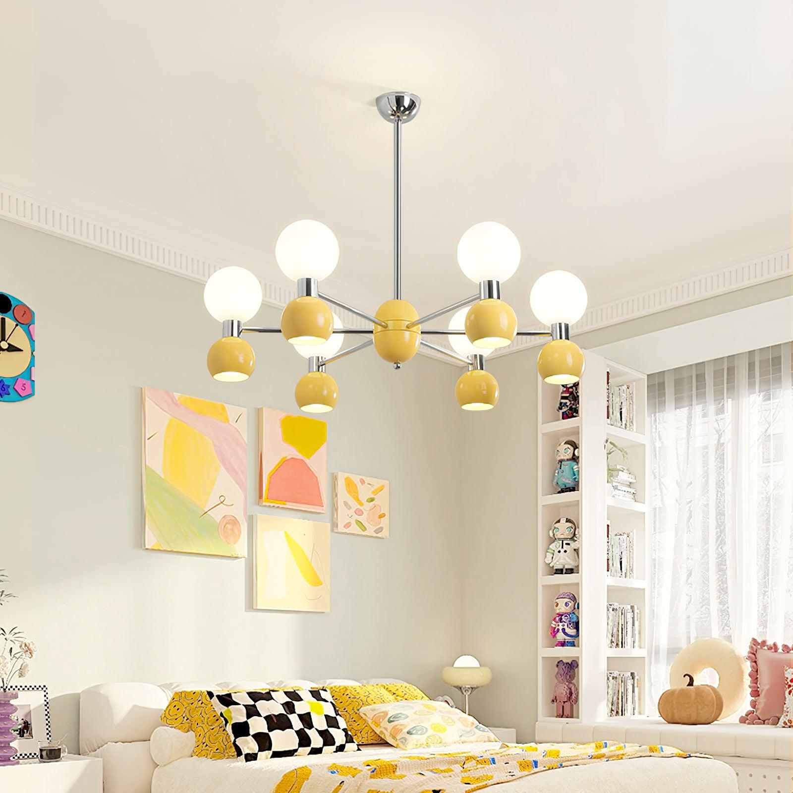 Vera Lustre Bicolore en Verre Élégant - Neutralighting