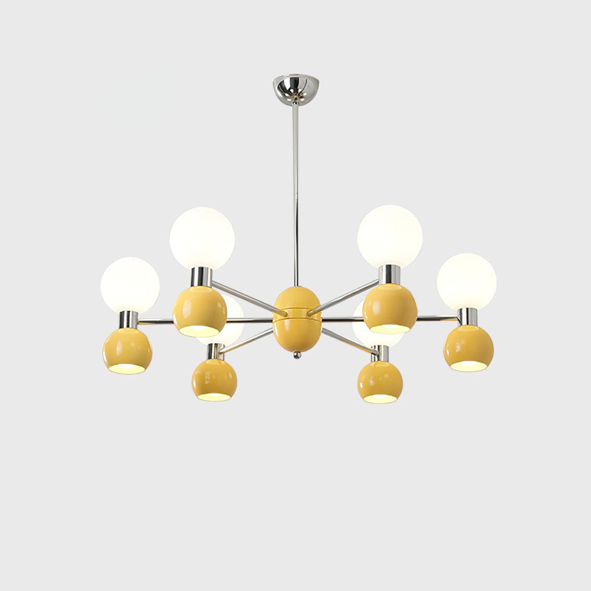 Vera Lustre Bicolore en Verre Élégant - Neutralighting