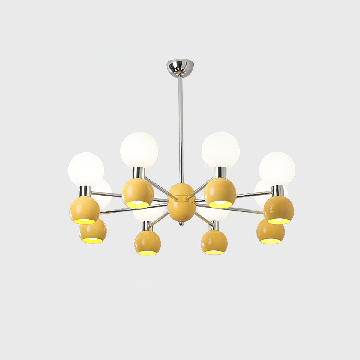 Vera Lustre Bicolore en Verre Élégant - Neutralighting