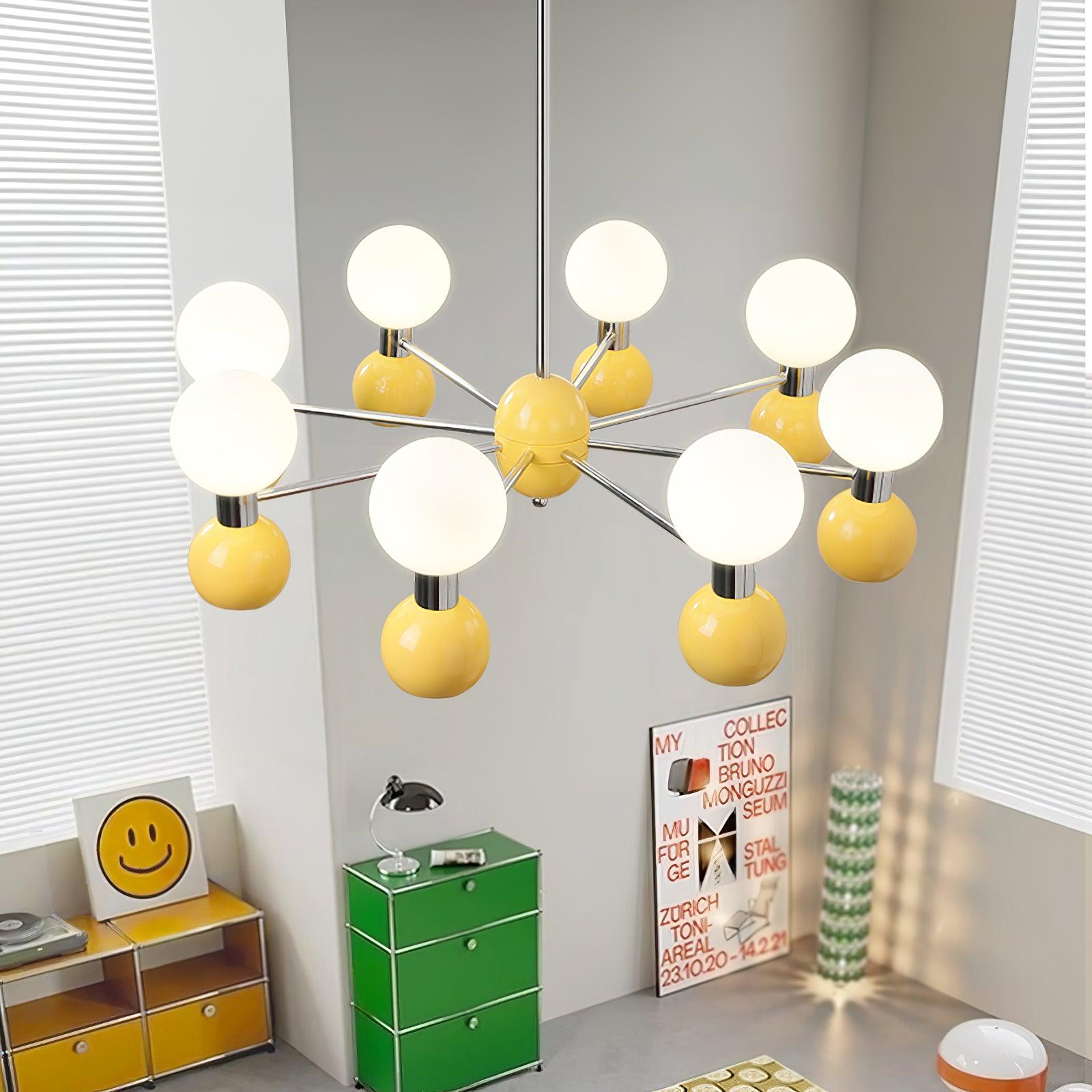 Vera Lustre Bicolore en Verre Élégant - Neutralighting